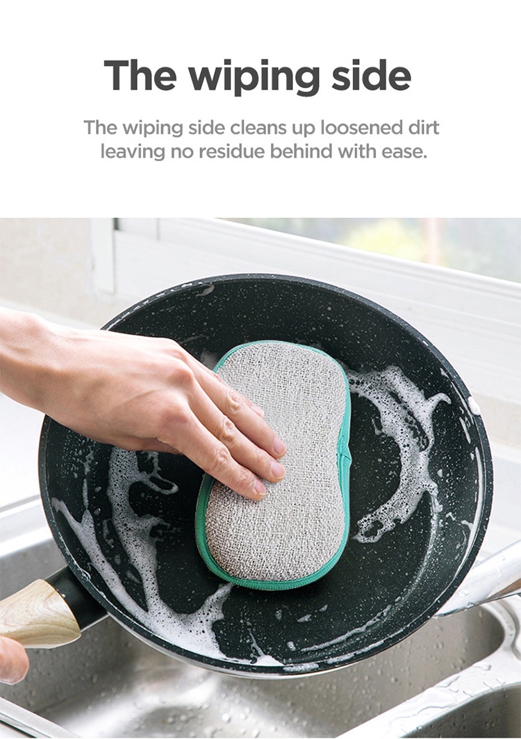Multi-purpose sponge pad Scrub _ wipe 2 in 1-5